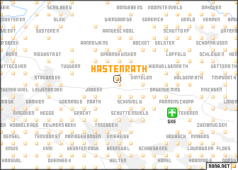 map of Hastenrath