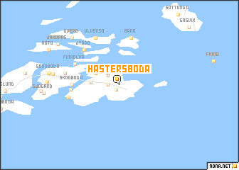 map of Hastersboda