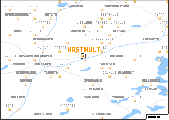 map of Hästhult