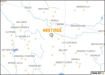map of Hastings