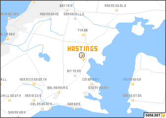 map of Hastings