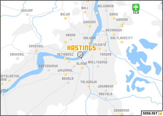 map of Hastings