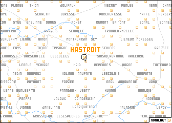 map of Hastroit