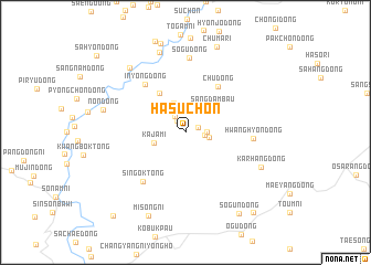 map of Hasu-ch\