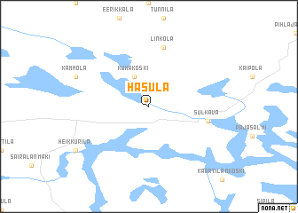 map of Hasula