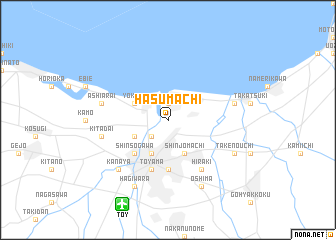 map of Hasumachi