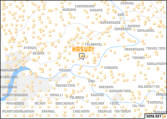 map of Hasu-ri