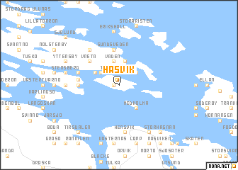 map of Hasvik