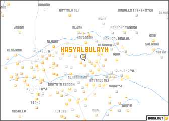 map of Ḩasy al Bulayḩ