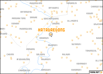 map of Hatadae-dong