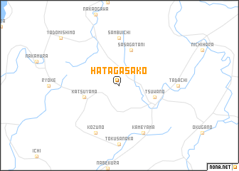 map of Hatagasako