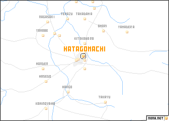 map of Hatagomachi