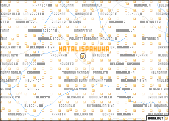 map of Hatalispahuwa