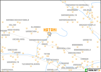 map of Ḩātamī