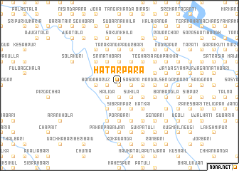 map of Hatarpara