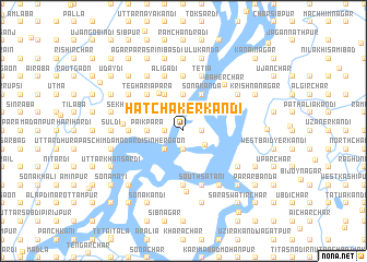 map of Hāt Chakerkāndi