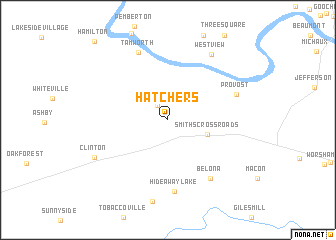 map of Hatchers