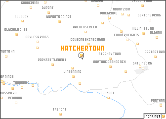 map of Hatchertown