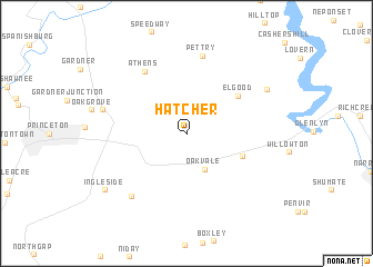 map of Hatcher