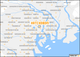 map of Hatchōbori