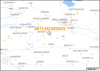 map of Hatchs Corners
