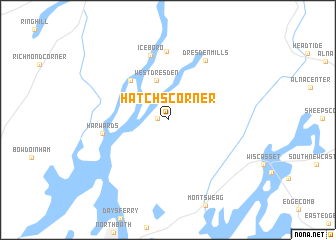map of Hatchs Corner
