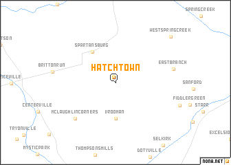 map of Hatchtown