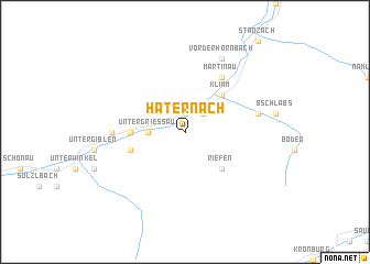 map of Häternach