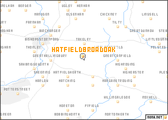 map of Hatfield Broad Oak