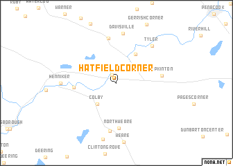 map of Hatfield Corner