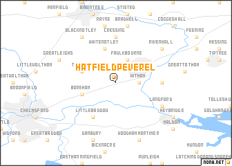 map of Hatfield Peverel