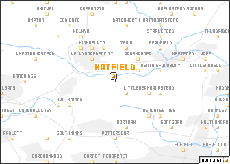 map of Hatfield