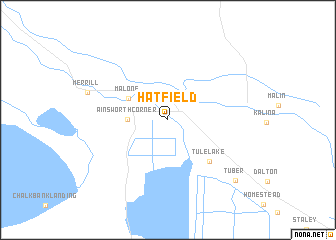 map of Hatfield