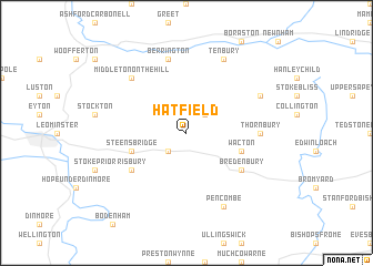 map of Hatfield