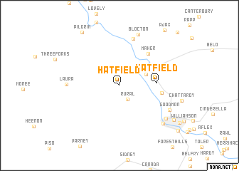 map of Hatfield