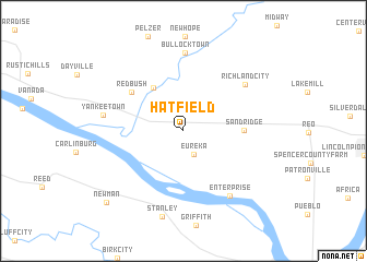 map of Hatfield