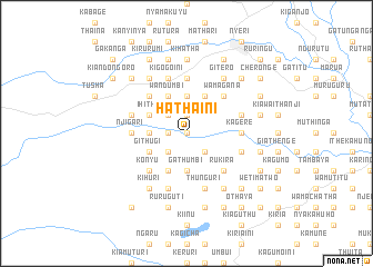 map of Hatha-ini