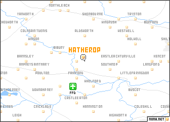 map of Hatherop