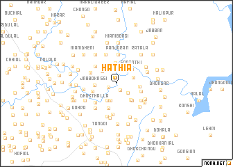 map of Hathia