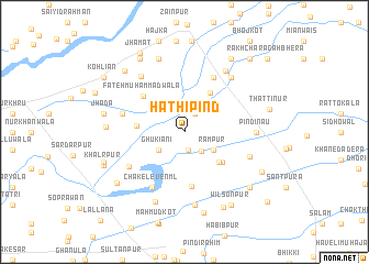 map of Hāthi Pind