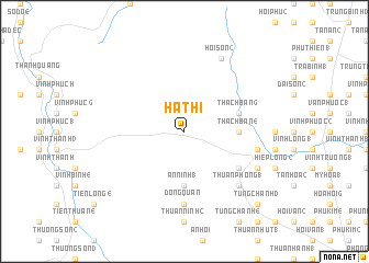 map of Ha Thi