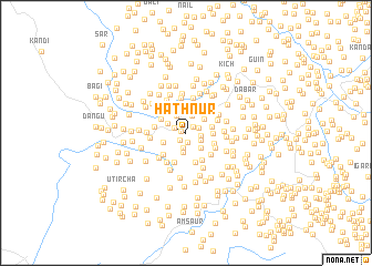 map of Hathnūr