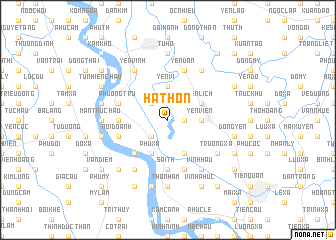map of Hạ Thon