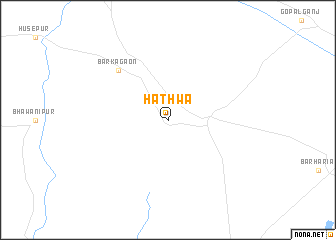 map of Hathwa