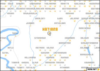 map of Hātiāra