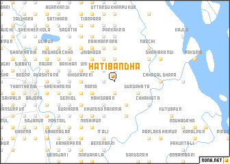 map of Hātibāndha