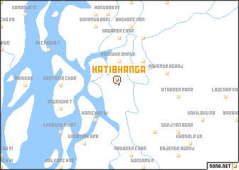 map of Hātibhānga