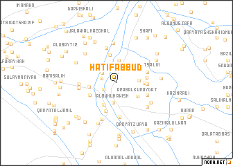 map of Hātif ‘Abbūd