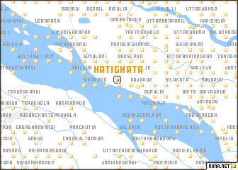 map of Hātighāta