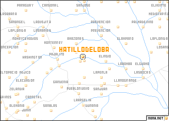 map of Hatillo de Loba